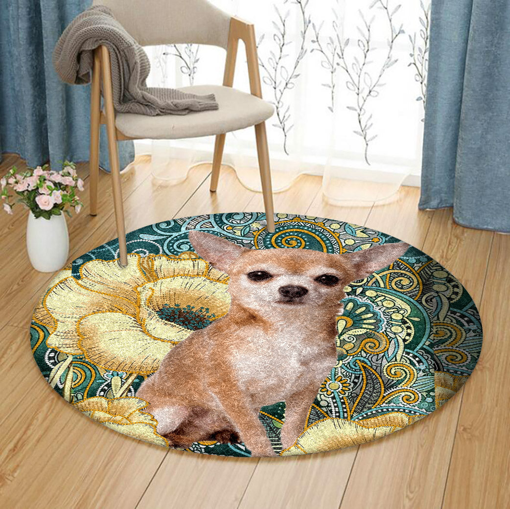 Chihuahua TL1510008TM Round Area Rug