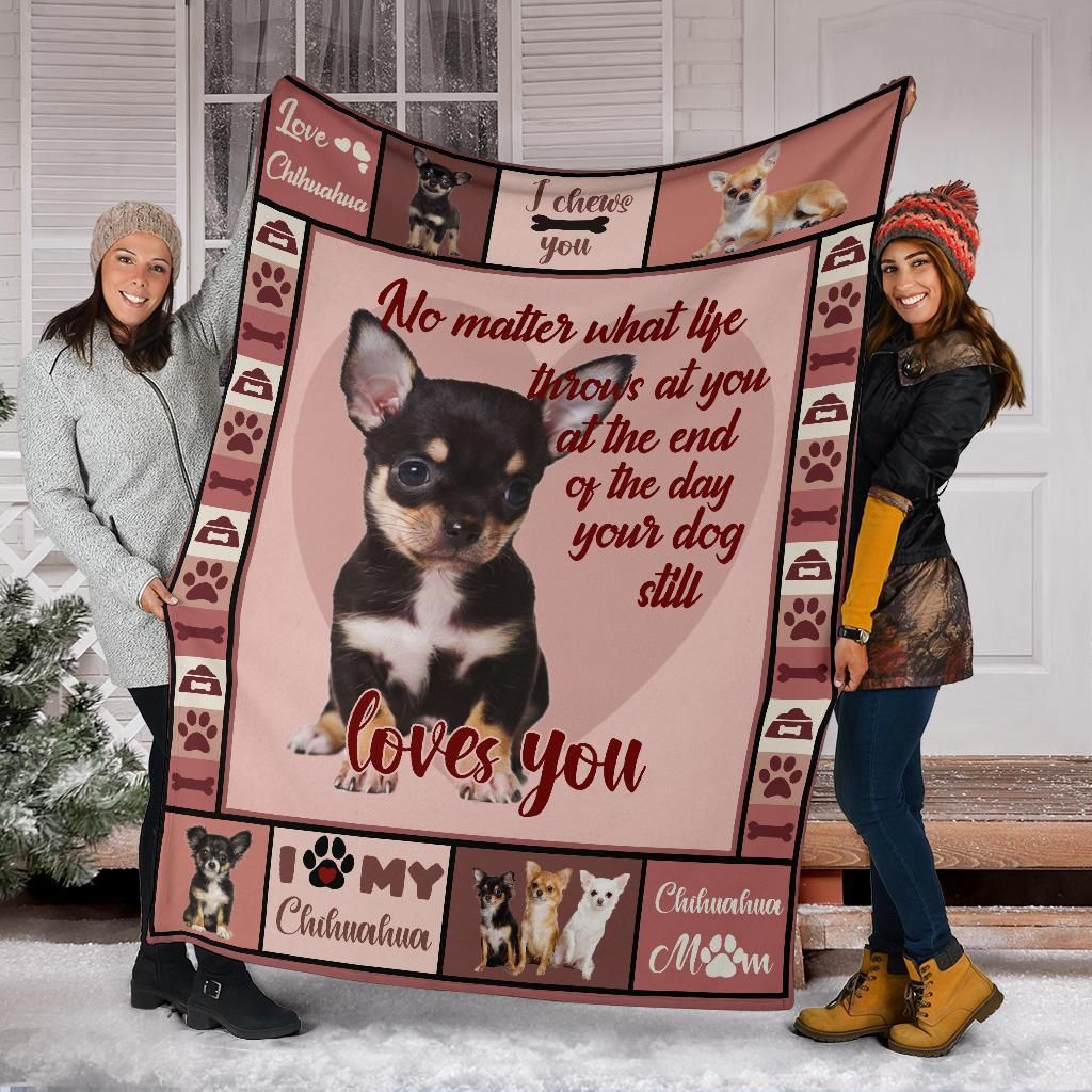 Chihuahua CL20110401MDF Sherpa Fleece Blanket