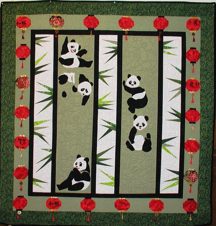 Chinese Pandas CLA0111178Q Quilt Blanket