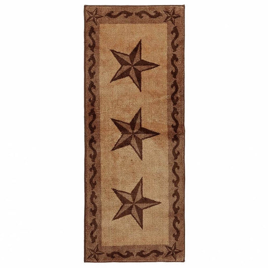 Chocolate Star Western CLM1910032M Rug