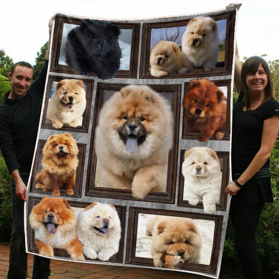 Chow Chow CLM0211058 Sherpa Fleece Blanket