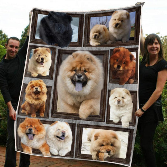 Chow Chow CLM0211058 Sherpa Fleece Blanket