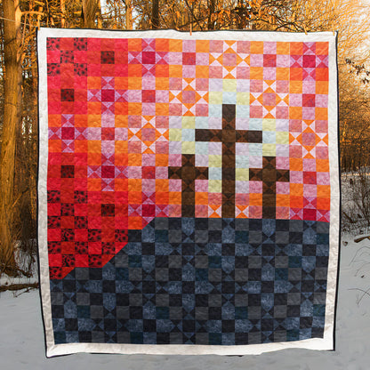 Christian Cross Quilt Blanket TL080601Y