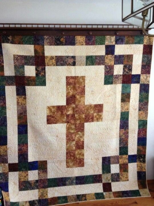 Christian Cross CLM200614 Quilt Blanket