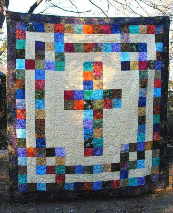 Christian Cross Faith CLM0910040 Quilt Blanket