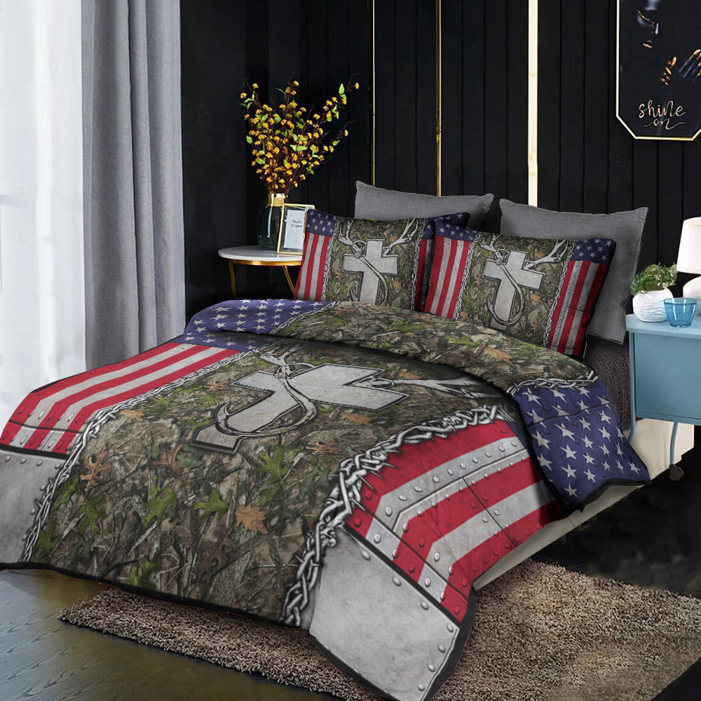 Christian Cross Fishing Bedding Sets TL150604BS