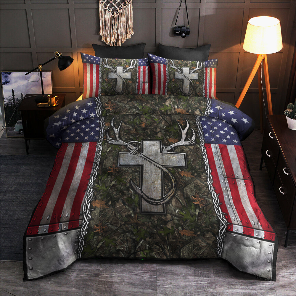 Christian Cross Fishing Bedding Sets TL150604BS