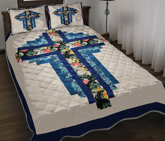 Christian Cross Quilt Bedding Set TL290904