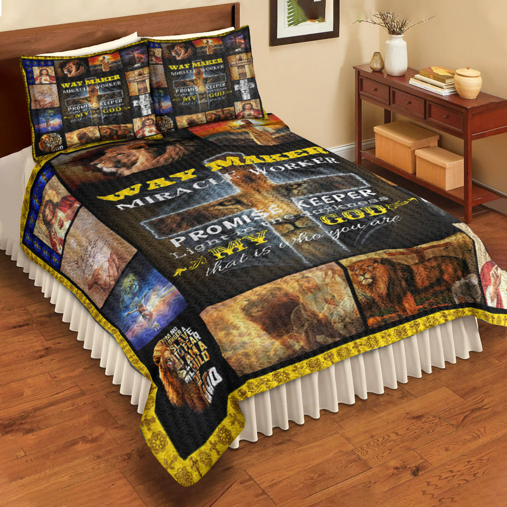 Christian God Way Maker Quilt Bedding Set TL020601QS