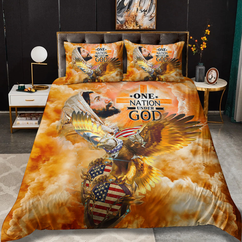 Christian One Nation Under God Bedding Sets TL080605BS