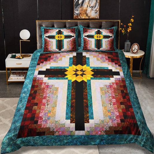 Christian Painted Cross Bedding Sets MT070601ABS