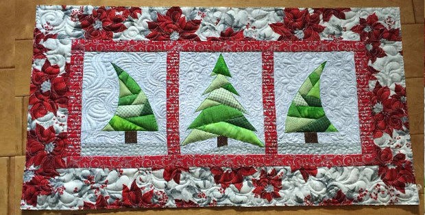 Christmas Tree CLA201223033 Quilted Table Runner