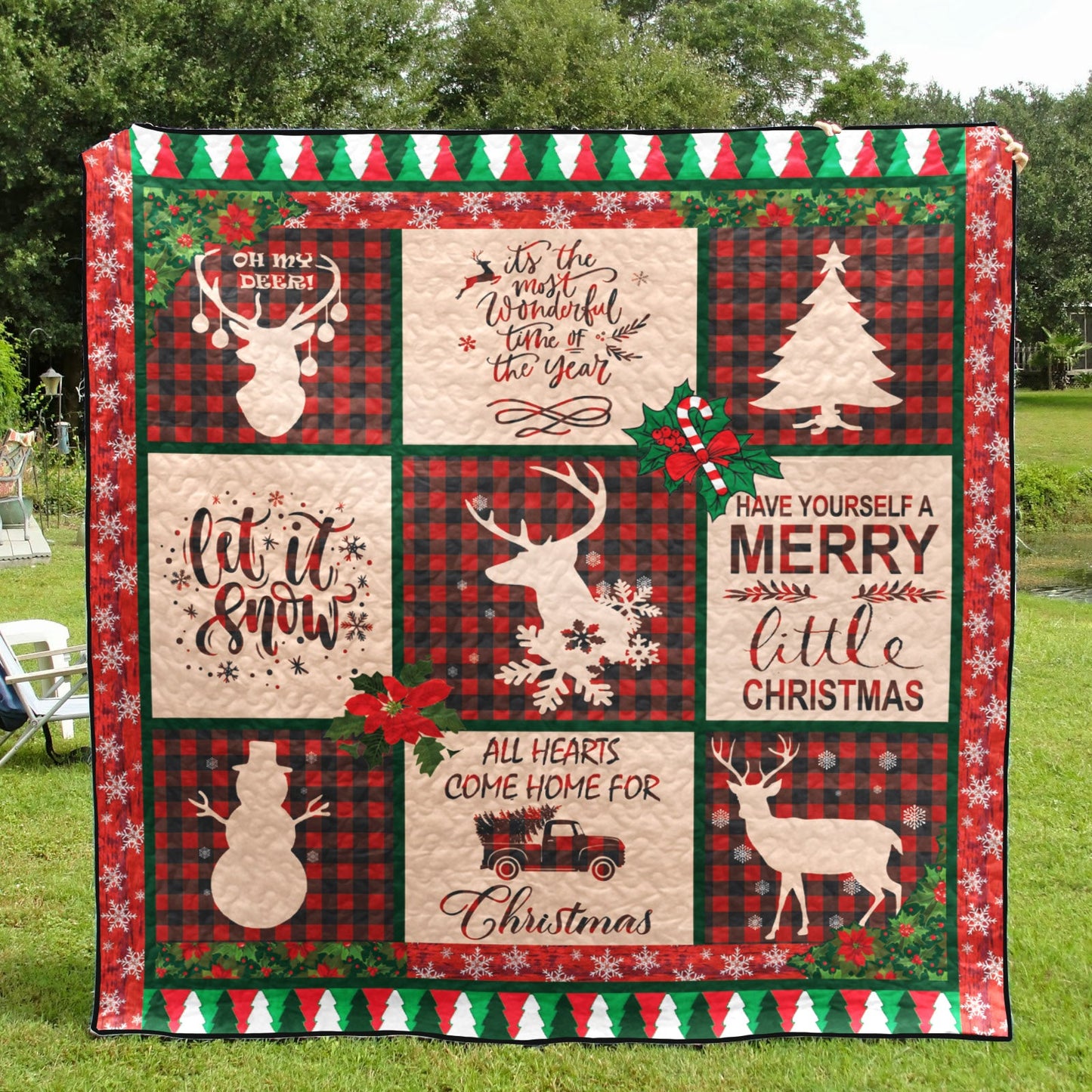 Christmas1 CL15100106MDQ Quilt Blanket