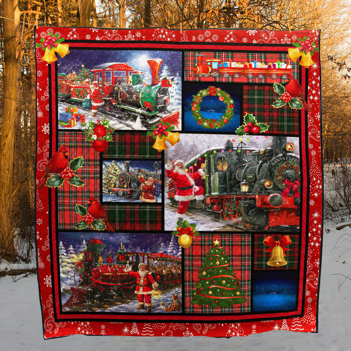 Christmas CL15100105MDQ Quilt Blanket