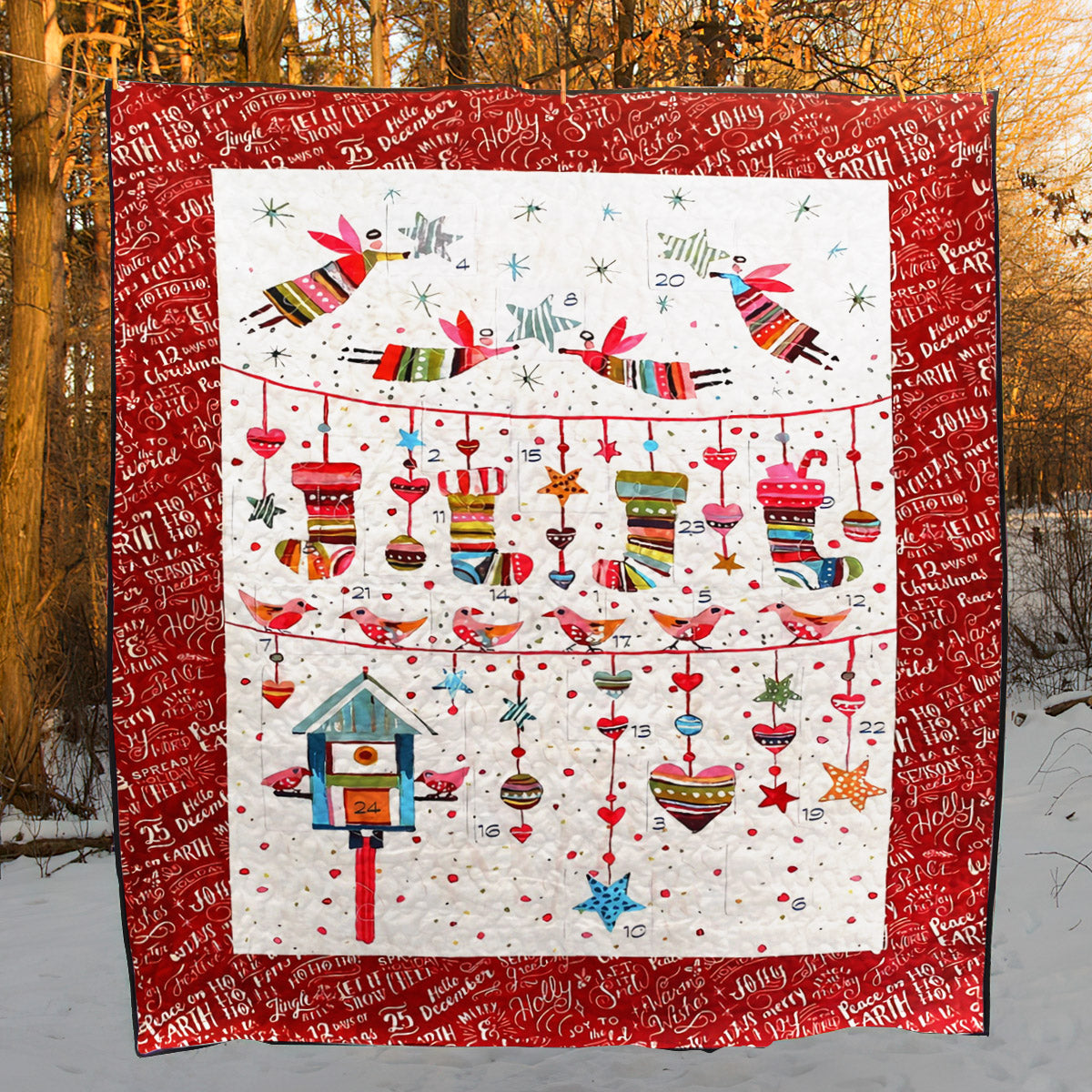 Christmas CLA0211333Q Quilt Blanket