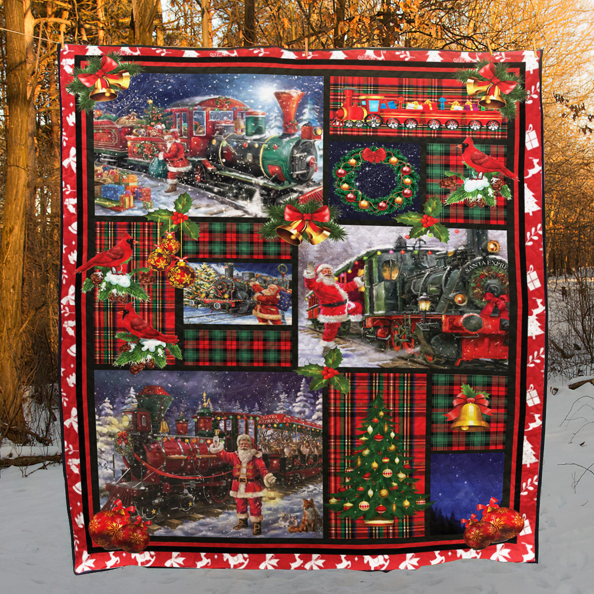 Christmas CLA0412664Q Quilt Blanket