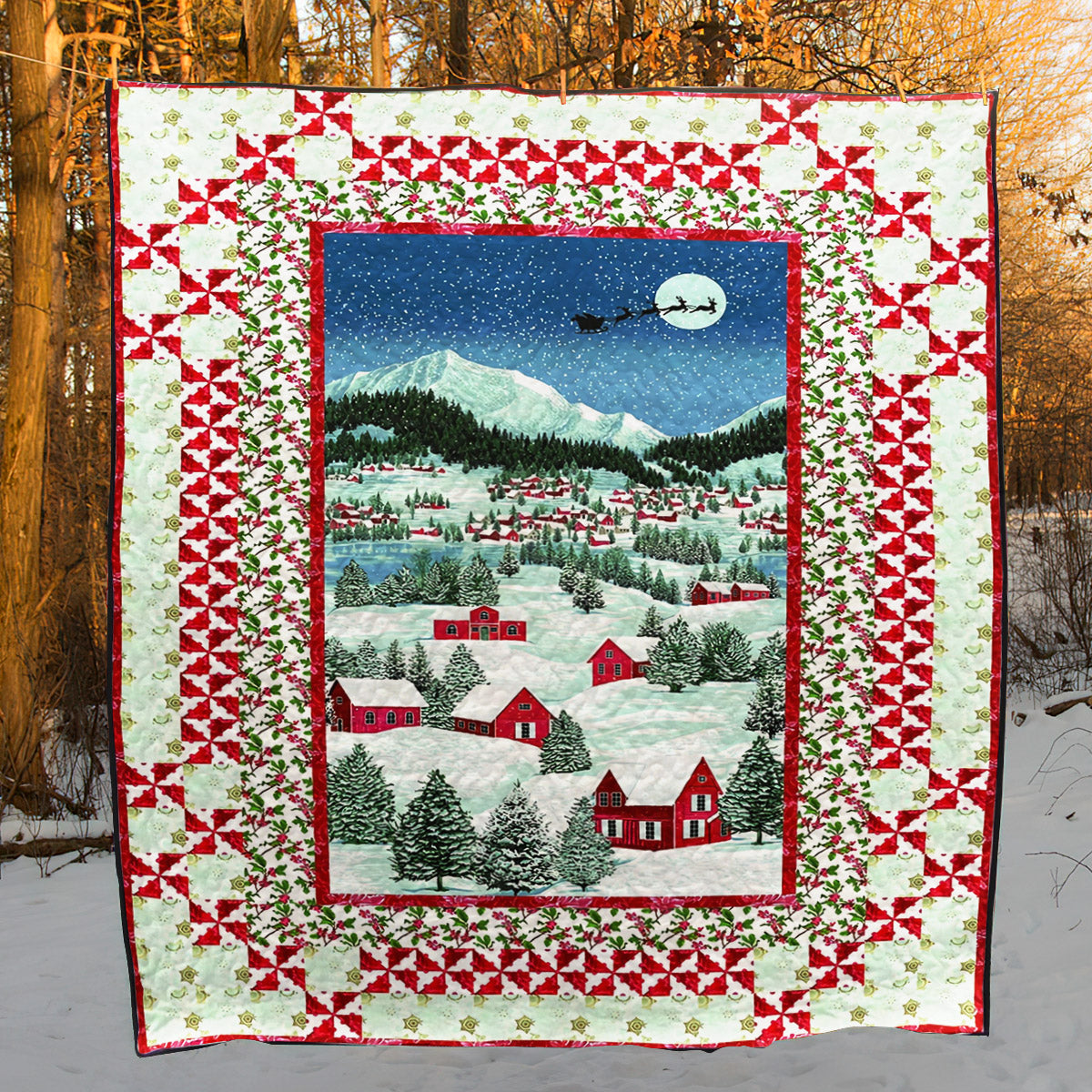 Christmas CLA1110091Q Quilt Blanket