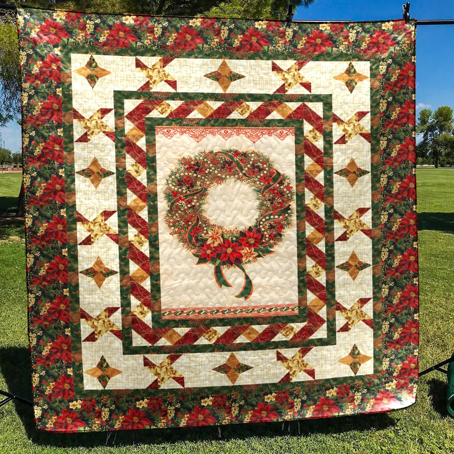 Christmas CLA1110117Q Quilt Blanket