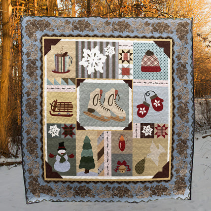 Christmas CLA1110121Q Quilt Blanket