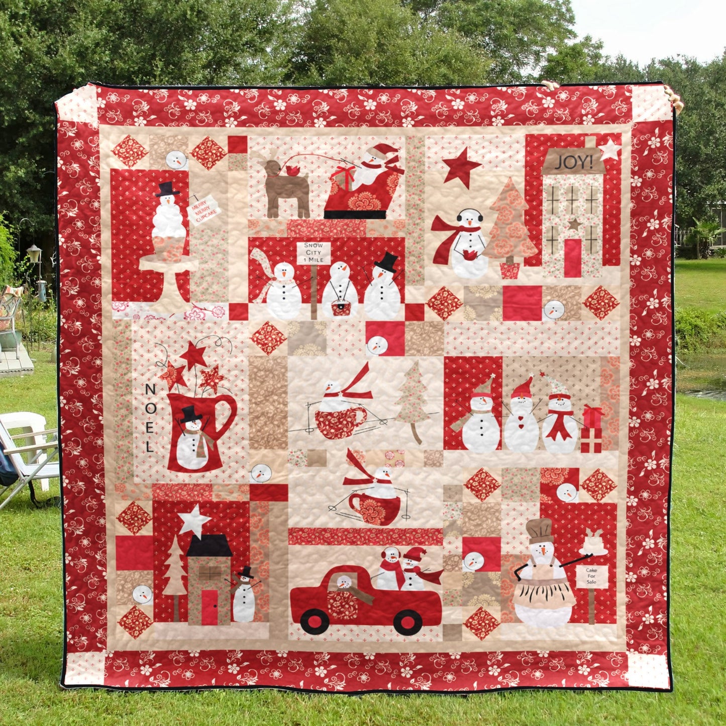 Christmas CLA1110132Q Quilt Blanket