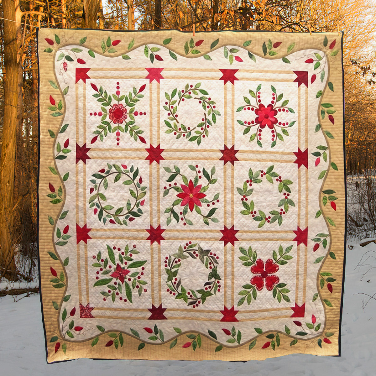 Christmas CLA1910132Q Quilt Blanket