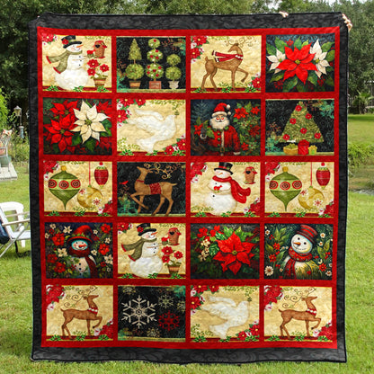 Christmas CLA2110100Q Art Quilt