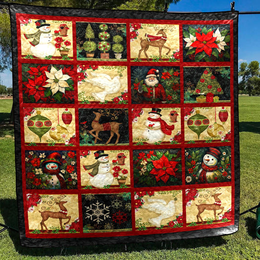 Christmas CLA2110100Q Art Quilt