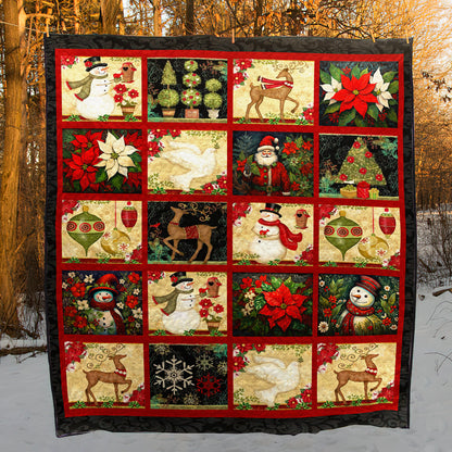 Christmas CLA2110100Q Art Quilt