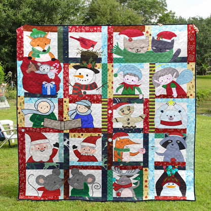 Christmas CLA2111186Q Quilt Blanket