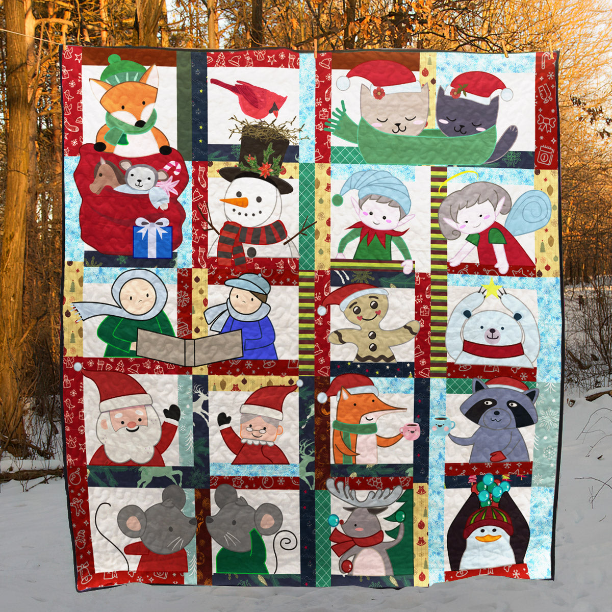 Christmas CLA2111186Q Quilt Blanket