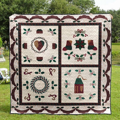 Christmas CLA2210121Q Quilt Blanket