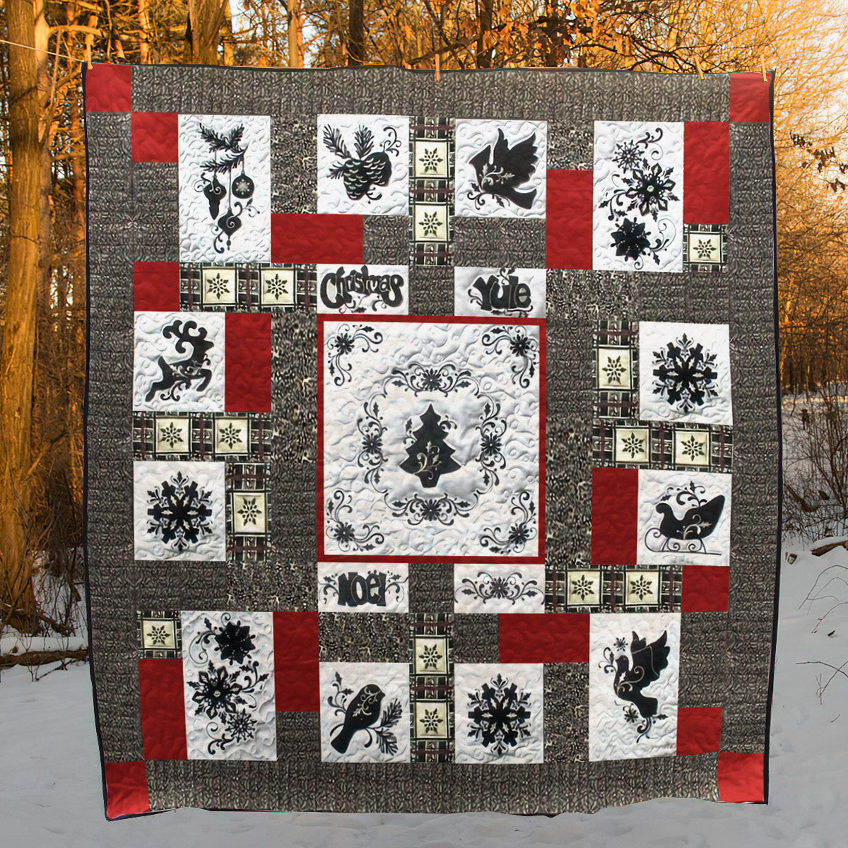 Christmas CLA2510158Q Quilt Blanket