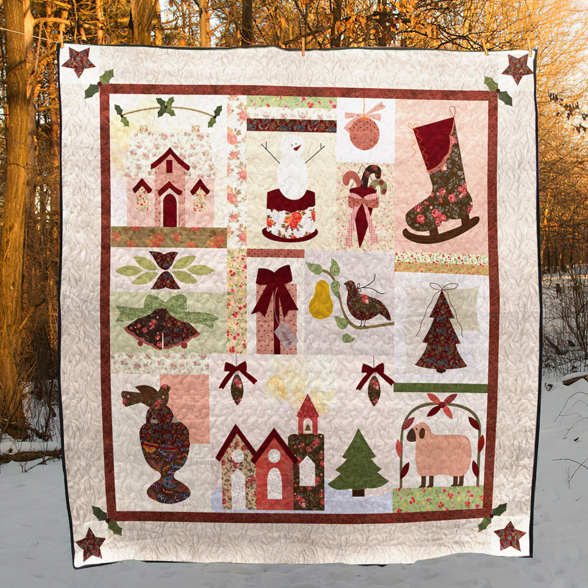 Christmas CLA3010240Q Quilt Blanket