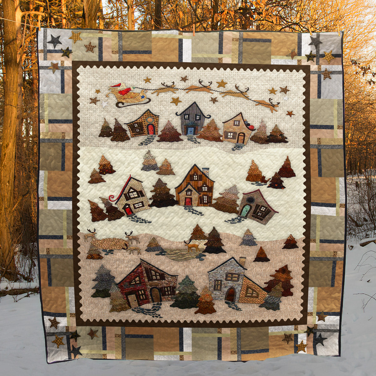 Christmas CLM010710 Quilt Blanket