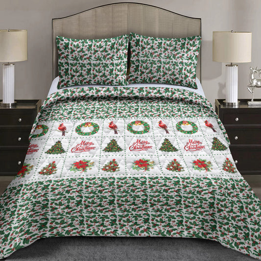 Christmas CLM0411087B Quilt Bedding Set