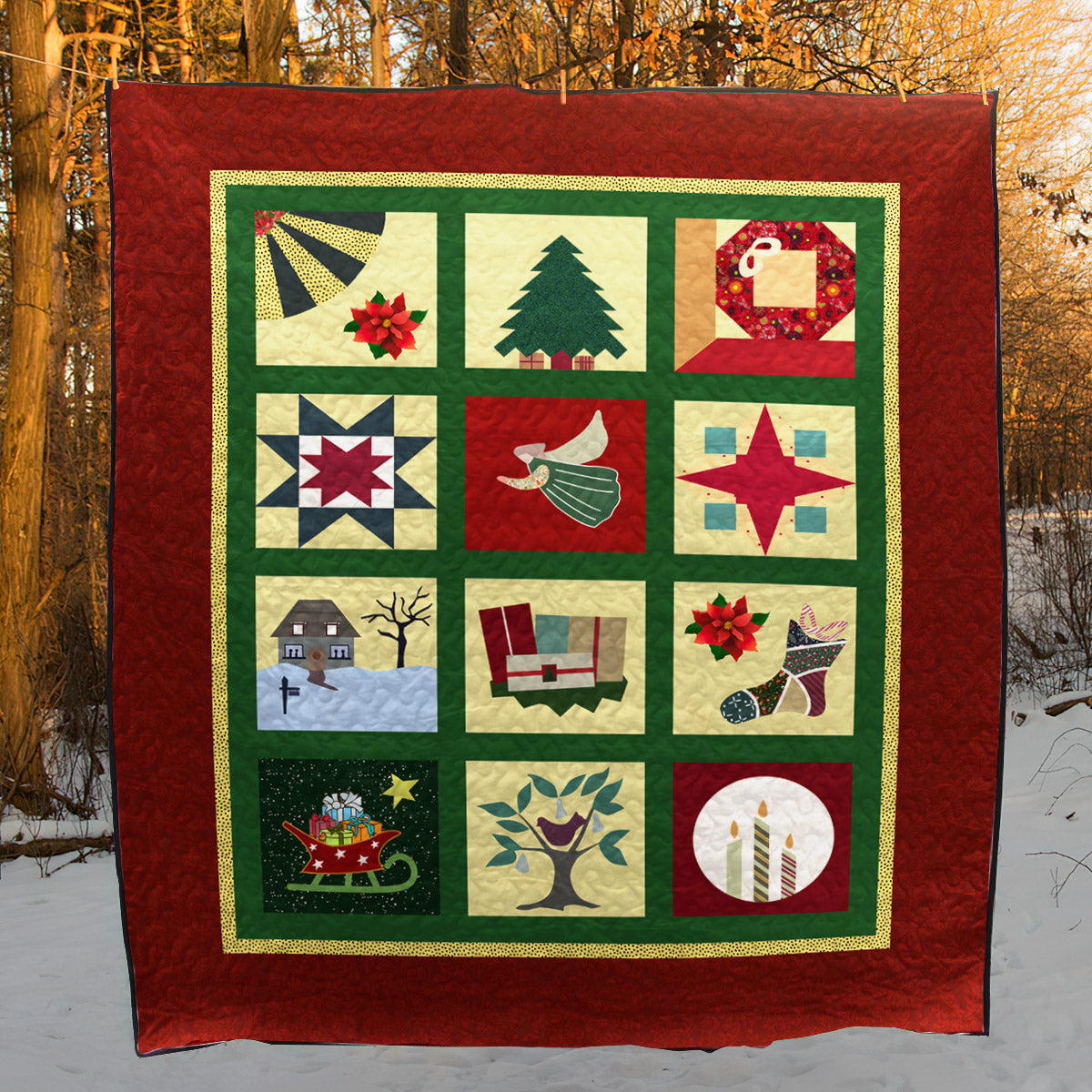 Christmas CLM0910043 Quilt Blanket