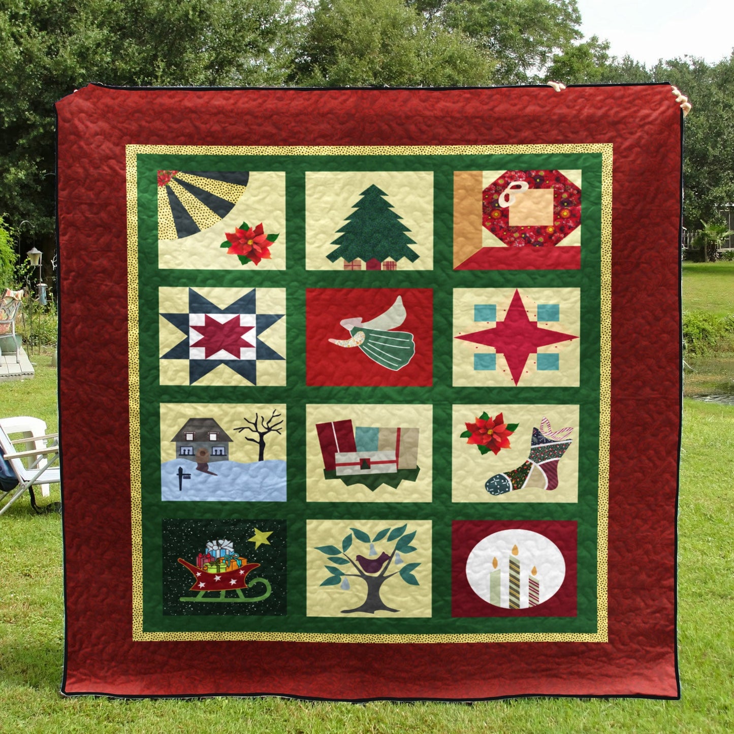 Christmas CLM0910043 Quilt Blanket