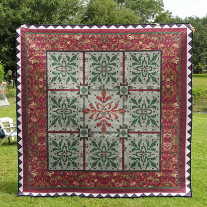 Christmas Cactus CLA2110114Q Quilt Blanket