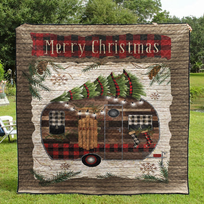 Christmas Camping Quilt Blanket MN211005