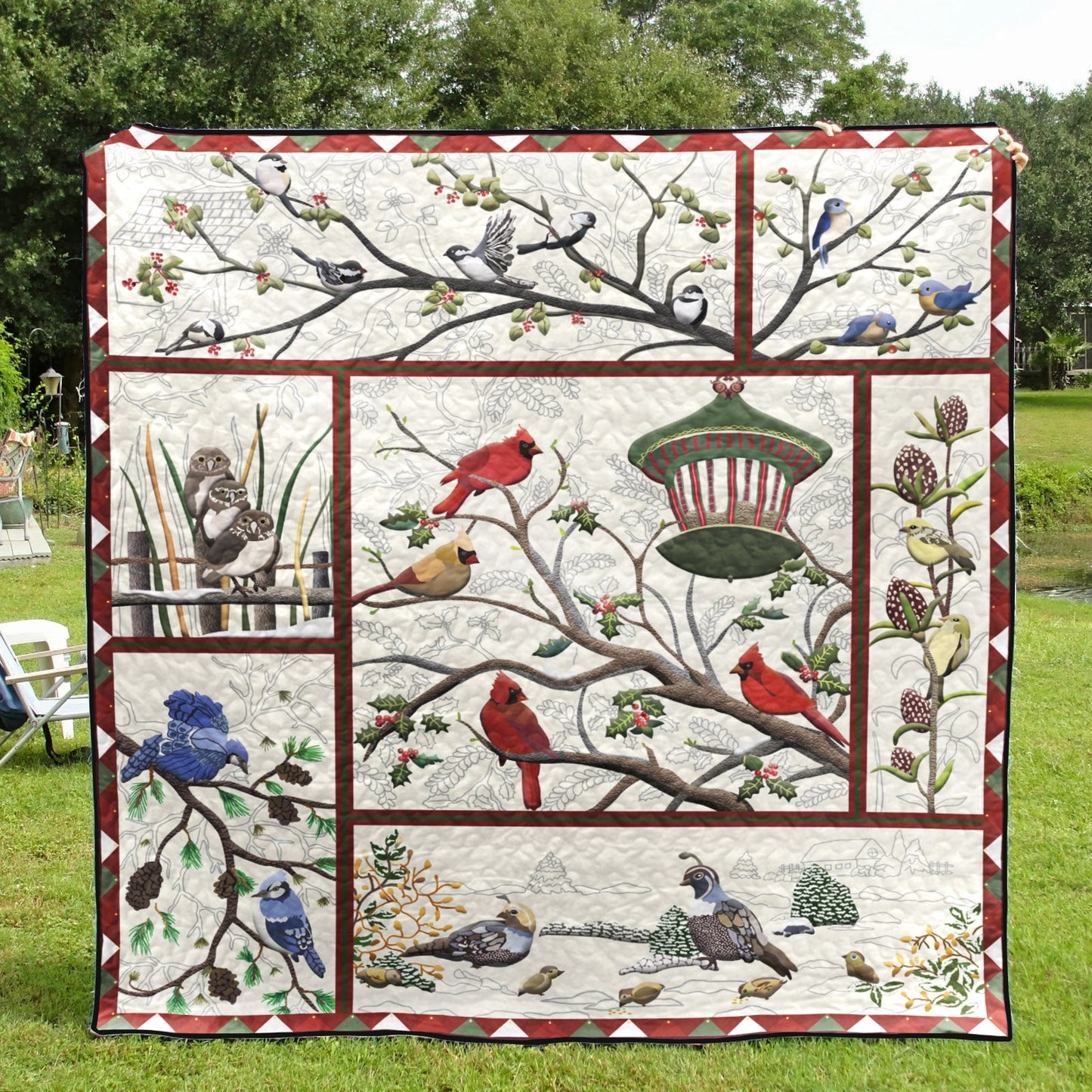 Bird Quilt Blanket TM261003