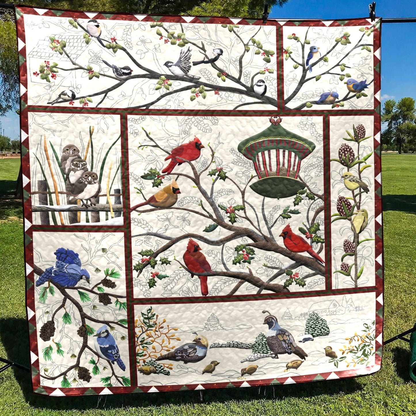 Bird Quilt Blanket TM261003