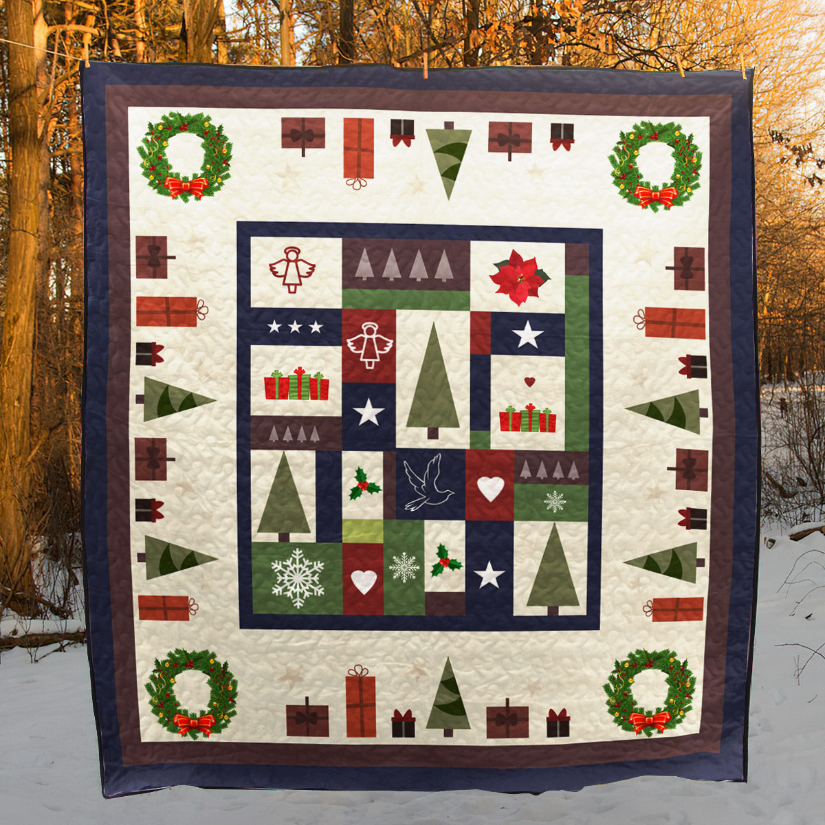 Christmas Gifts CLT2510099H Quilt Blanket