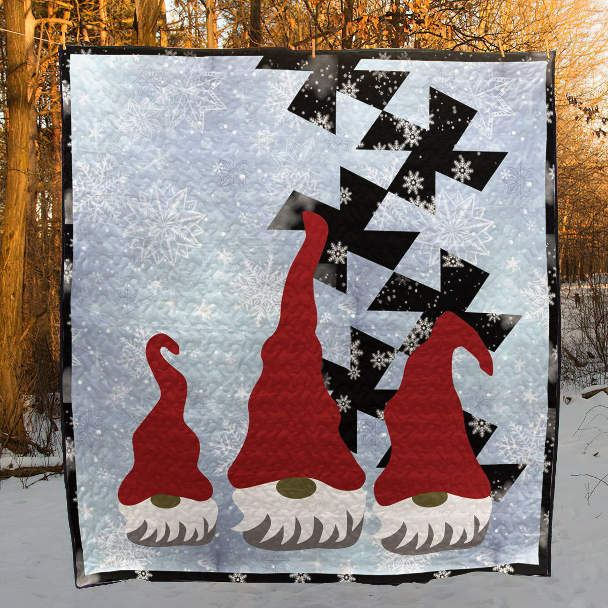 Christmas Gnome CLM0111064 Quilt Blanket