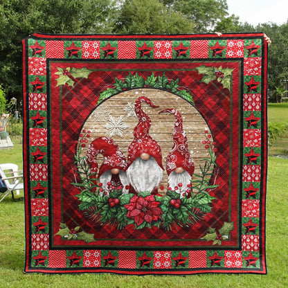 Christmas Gnomes Art Quilt MN301006