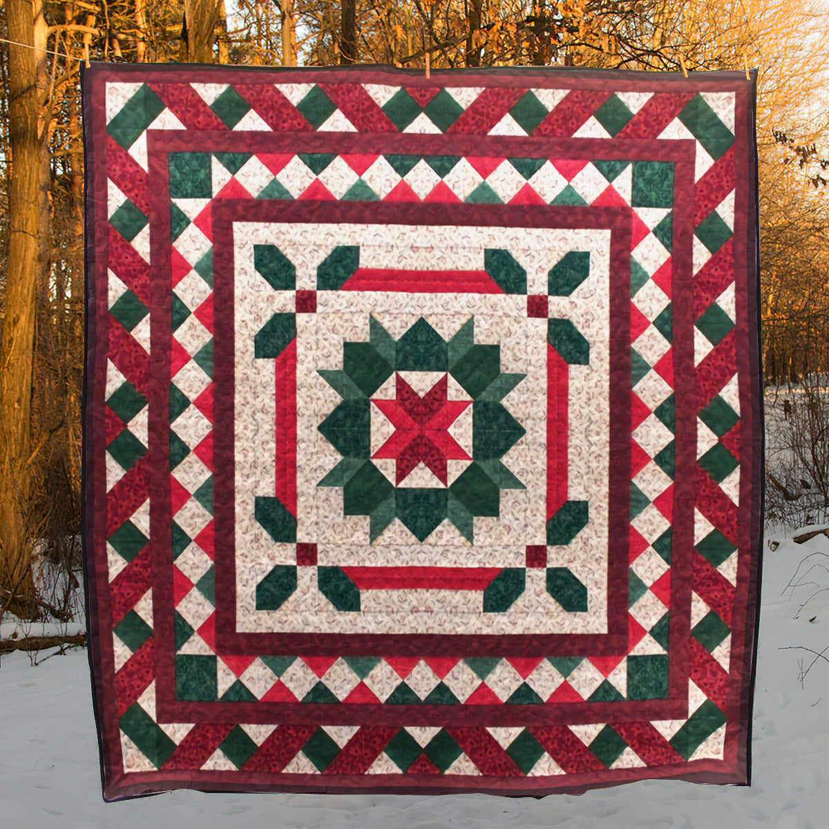 Christmas Pattern CLT2510107H Quilt Blanket