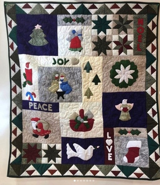 Christmas Peace And Love CLT2011038H Quilt Blanket