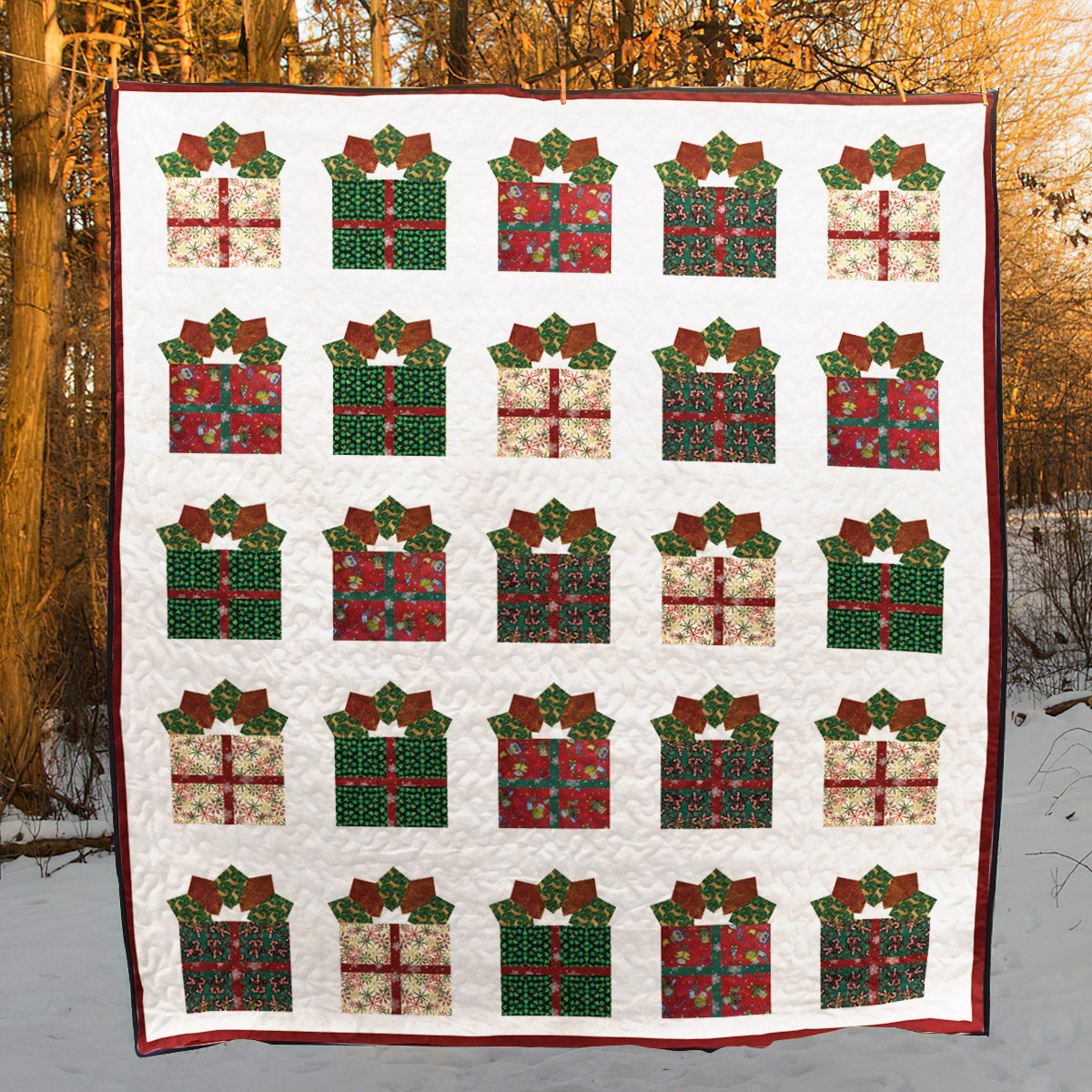 Christmas Presents CLT2510109H Quilt Blanket