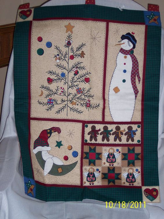 Christmas Snowman CLA1110158Q Quilt Blanket