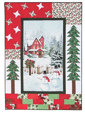 Christmas Snowman CLA1810149Q Quilt Blanket