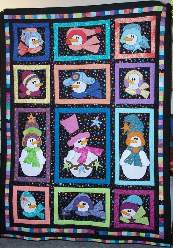 Christmas Snowman CLM0910052 Quilt Blanket